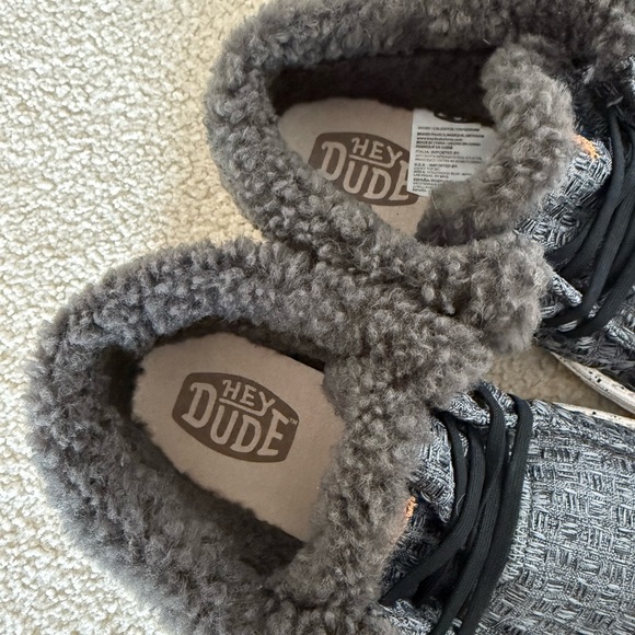 Hey Dude Women’s Wendy Fold Stitch Cozy Gray 9 - Picture 2 of 5